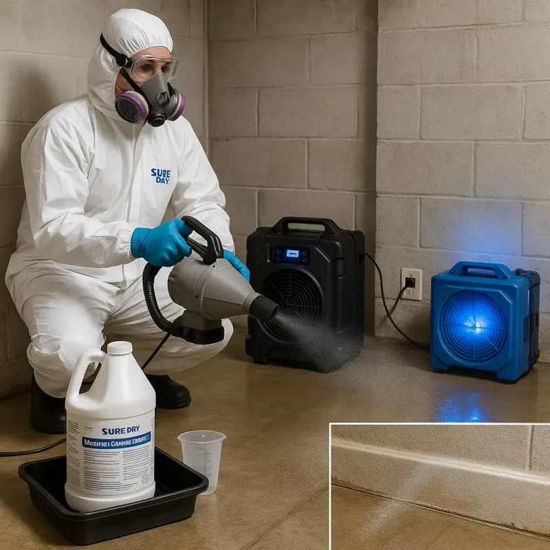Sanitization and Odor Removal process in Sevierville, TN