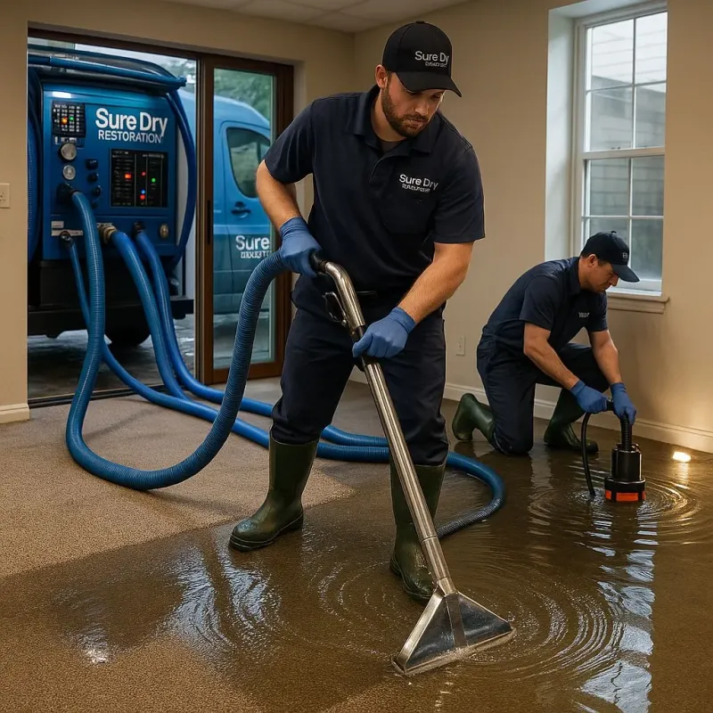Water Extraction and Removal process in Sevierville, TN